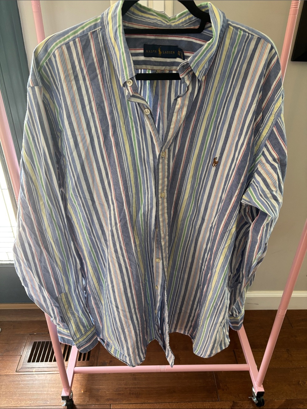 Ralph Lauren Striped Button-Down Shirt XLT